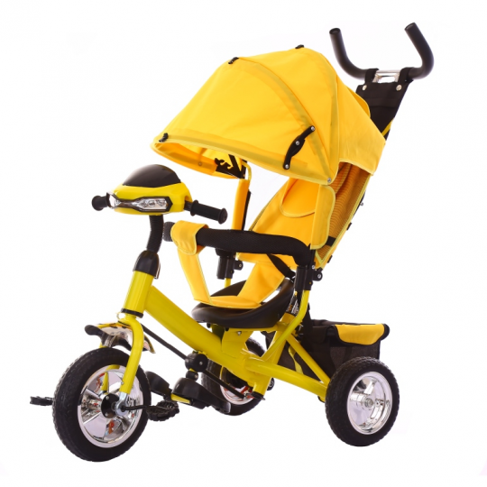Детский трёхколёсный велосипед TILLY Trike T-346 жёлтый Фото