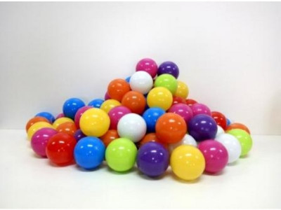 Мягкие пластиковые шарики для бассейна 02-412, 40 шт по 6см