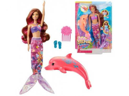 Русалочка Barbie &quot;Чарівна трансформація&quot; з м/ф &quot;Barbie: Магія дельфінів&quot; Фото