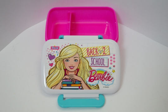 Контейнер для еды 'Barbie' №705776 с разделителем Фото
