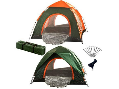 Палатка туристическая двойная 2*2*1.35м J01228 (10шт)