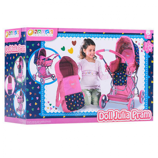 Демисезонная коляска для кукол трансформер D-86631 «Doll Julia Pram» Фото