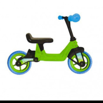 Bелобег 10&quot; eva колеса голубые, зеленая рама cosmo bike)