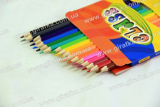 Цветные карандаши Class Премиум 18 цветов Фото