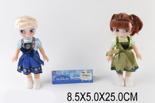 Кукла &quot;Frozen &quot; P110 (240шт/3) 2 вида, муз., в пак. 8, 5*5*25см Фото