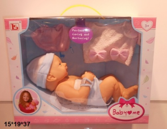 Кукла-пупс 14 см LS1401A новорожденный с аксес.распак.кор.37*15*29 ш.к./36/ Фото