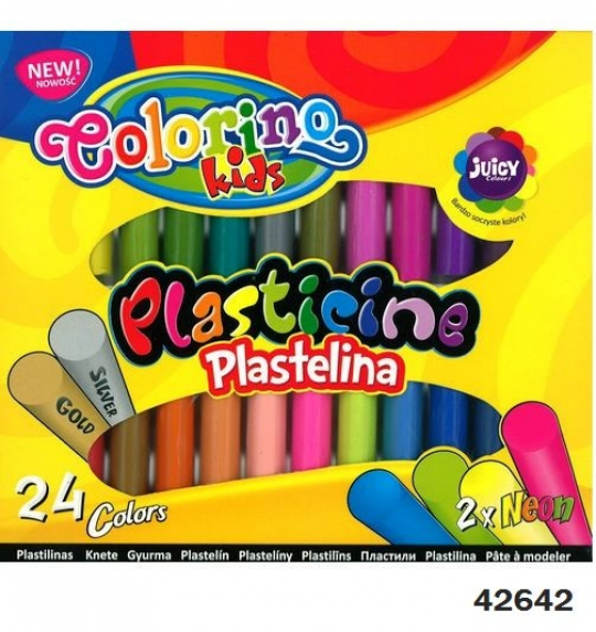 Пластилин, 24 цвета, ТМ Colorino Фото