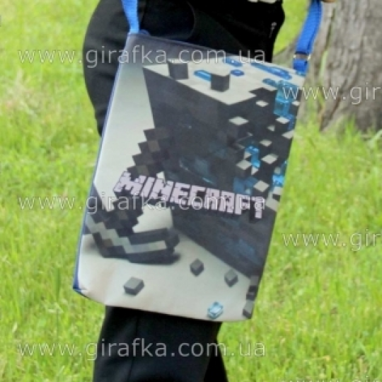 Сумка для подростка Minecraft кирка Фото