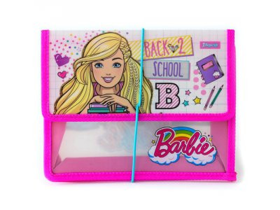 Папка для тетрадей пласт. на резинке В5 &quot;Barbie&quot;