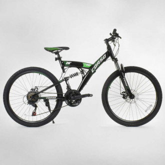 Велосипед Спортивный CORSO 26&quot;дюймов 84244 (1) рама металлическая 16’’, 21 скорость, собран на 75%