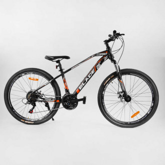 Велосипед Спортивный CORSO «BLADE» 26&quot; дюймов 40763 (1) рама металлическая, оборудование Shimano 21 скорость, собран на 75%