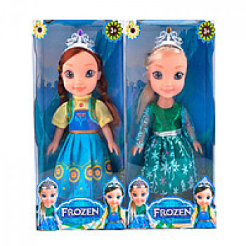 Кукла &quot;Frozen&quot; 8835A (60шт/2) 2 вида, Анна и Эльза, 25см, в кор.