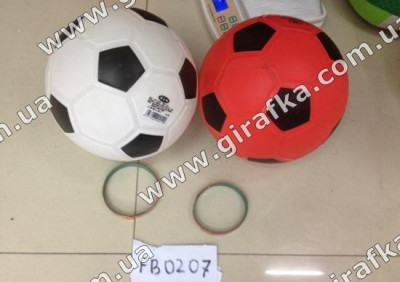 Мяч футбол FB0207 (150шт) резиновый 4 цвета