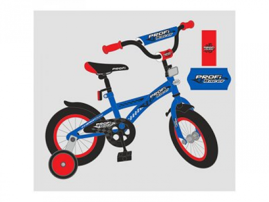 Велосипед детский PROF1 20д. T2033 (1шт) Racer,синий,звонок,подножка Фото