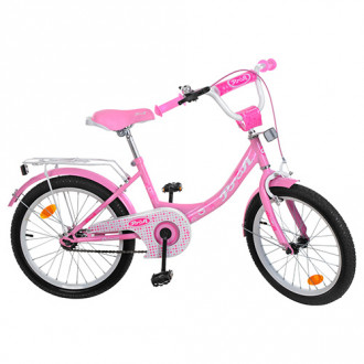 Велосипед детский PROF1 20д. Y2011 (1шт) Princess,розовый,звонок,подножка