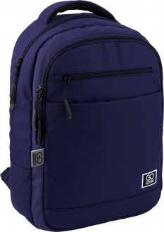Рюкзак молодежный GoPack 0.6 кг 43x30x11 см 20 л Синий (GO19-143L-2)