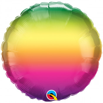 Фольгированные шары без рисунка 3202-1158 п 18&quot; уп омбре разноцветный