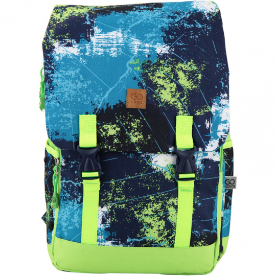 Рюкзак для города GoPack 108 GO17-108M Зеленый с синим Фото