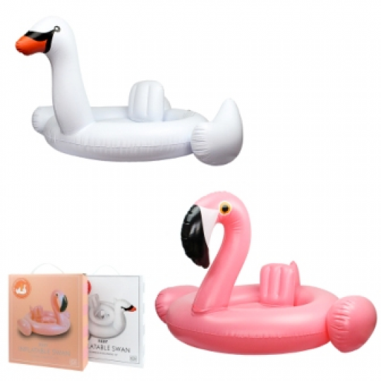 Детский надувной плотик BT-IG-0062 «Фламинго» и «Лебедь» 80 *85 см Фото