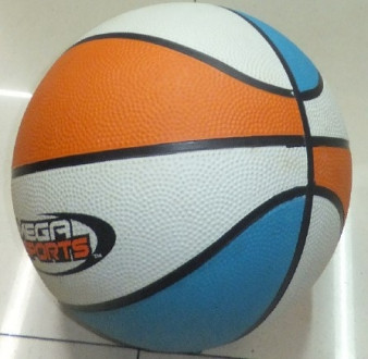 Мяч баскетбольный BT-BTB-0013 резиновый, размер 7 500г ш.к./40/