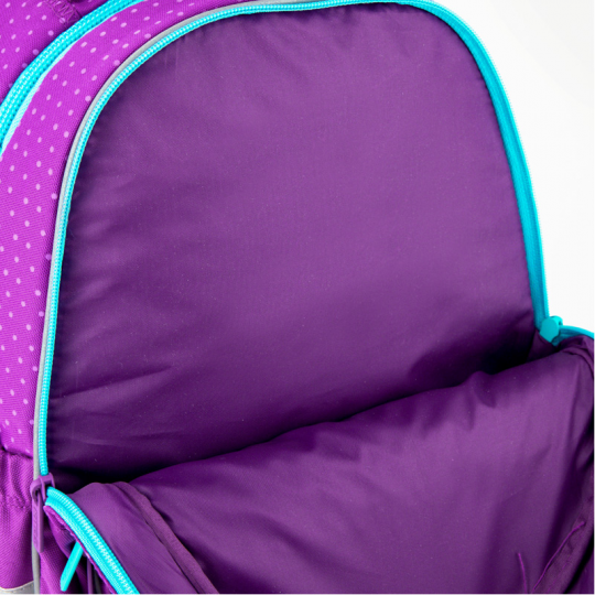 Рюкзак школьный Kite Education Charming для девочек 800 г 38x28x16 см 18 л Фиолетовый (K20-700M-3) Фото