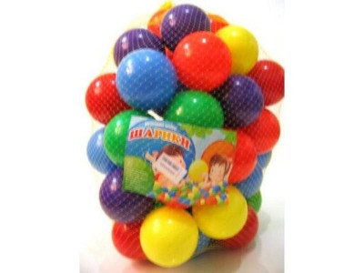 Мягкие шарики для бассейнов KinderWay (02-411) 25 шт по 6 см