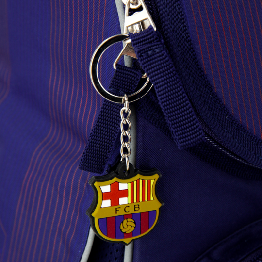 Рюкзак школьный каркасный Kite Education FC Barcelona для мальчиков 950 г 35х25х13 см 11.5 л Темно-синий (BC20-501S) Фото