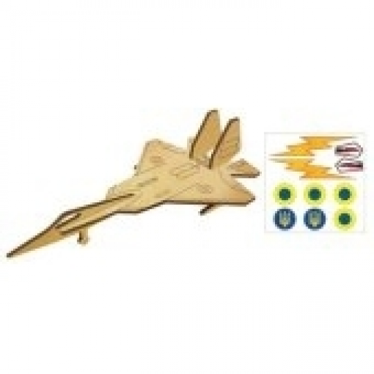 Деревянный Самолет 3D &quot;Истребитель СУ 27&quot; 3 Фото