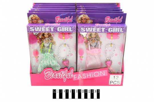 Набор платьев для кукол &quot;Barbie&quot; 12 шт. в кор. 25*15*2 см. /288/ Фото