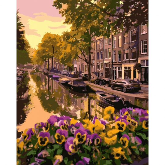 Картины по номерам - Амстердам (КНО3553) Фото