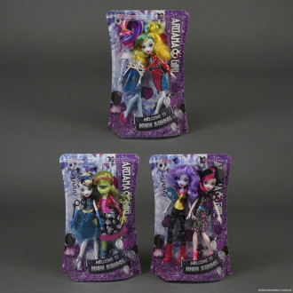 Кукла &quot;Monster High&quot; 3 вида, 2шт на планш. 34*23см (48шт)