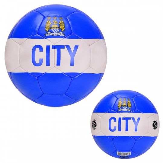 Мяч футбольный Manchester city производство Пакистан №5, PU, 420 грамм /30/ Фото