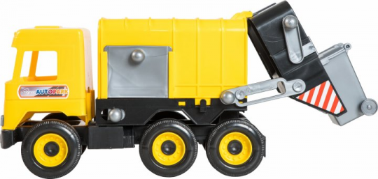 Машина &quot;Middle truck&quot; мусоровоз City, желт в кор.44*26*20 см., ТМ Wader (6шт) Фото