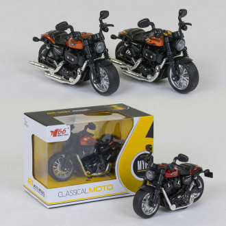 Мотоцикл металлопластик MY-66 M-1215 (168/2) 3 вида, свет, звук, в коробке