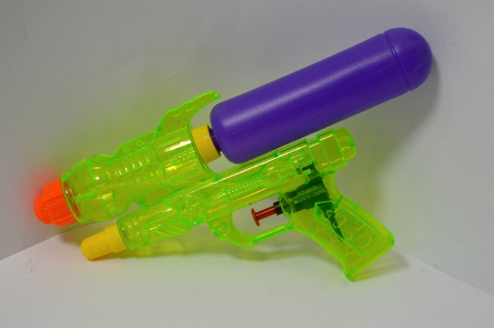 Водный пистолет 666B (216шт/2) 2 цвета, в пакете 25*12см Фото