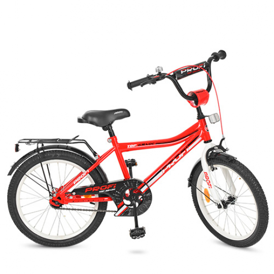 Велосипед детский PROF1 20д. Y20105 (1шт) Top Grade, красный,звонок,подножка Фото