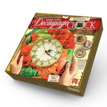 Набор «Decoupage CLOCK» часы декупаж