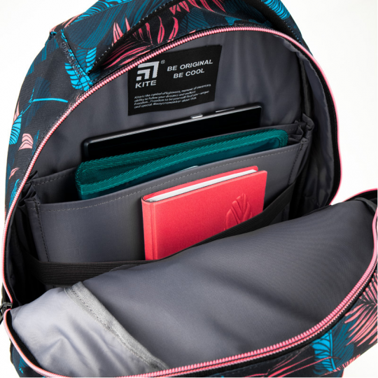 Рюкзак Kite Education для девочек 615 г 42 x 32 x 13 см 21.5 л Зелено-розовый (K20-905M-1) + пенал в подарок Фото