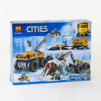 Конструктор 10997 Bela Cities &quot;Передвижная арктическая база&quot;, 804 детали, в коробке