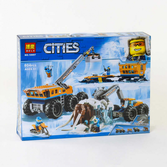 Конструктор 10997 Bela Cities &quot;Передвижная арктическая база&quot;, 804 детали, в коробке Фото