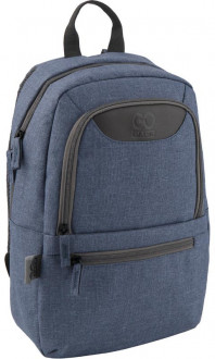 Рюкзак молодежный GoPack 0.32 кг 37x24x9 см 10 л Синий (GO19-119S-3)