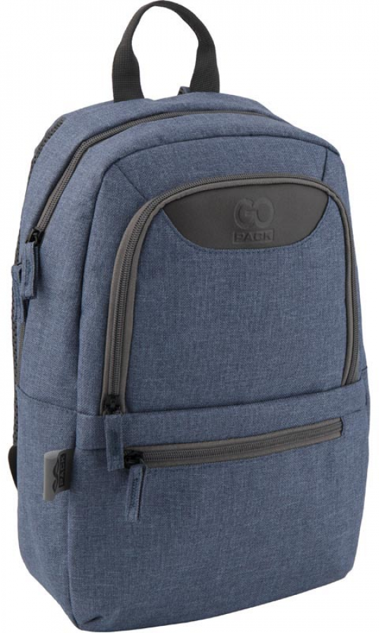Рюкзак молодежный GoPack 0.32 кг 37x24x9 см 10 л Синий (GO19-119S-3) Фото