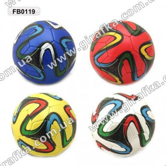 Мяч футбол FB0119 (60шт) PU 330 грамм 3 слоя