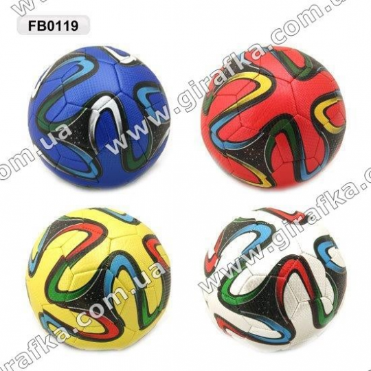 Мяч футбол FB0119 (60шт) PU 330 грамм 3 слоя Фото