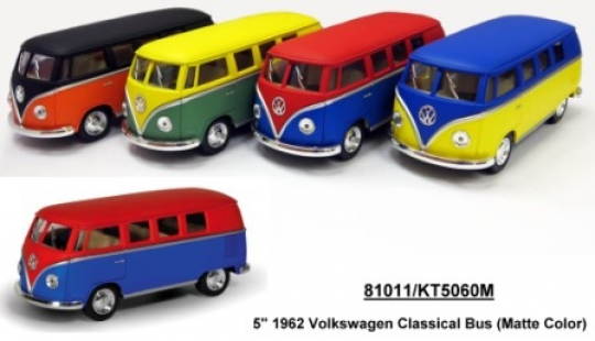 Модель автобус 5&quot; KT5060WM 1962 Volkswagen Classical Bus (Matte) метал.инерц.1:38 кор Фото