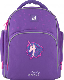 Рюкзак школьный Kite Education Lovely Sophie для девочек 760 г 38x29x16.5 см 15.5 л Фиолетовый (K20-706S-4)