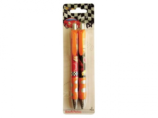 Шариковые ручки помаранчеві &quot;Тачки&quot; 2 шт. Фото