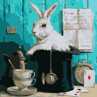 Картина по номерам &quot;Сказочный кролик&quot;, в термопакете. 40*40см., ТМ ArtStory