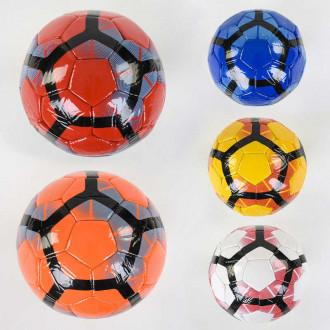 Мяч футбольный С 37836 (150) 5 видов, &quot;РАЗМЕР №2&quot;, баллон PVC, материал мягкий PVC