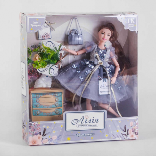 Кукла ТК - 13296 (48/2) &quot;TK Group&quot;, &quot;Звездная принцесса&quot;, питомец, аксессуары, в коробке Фото